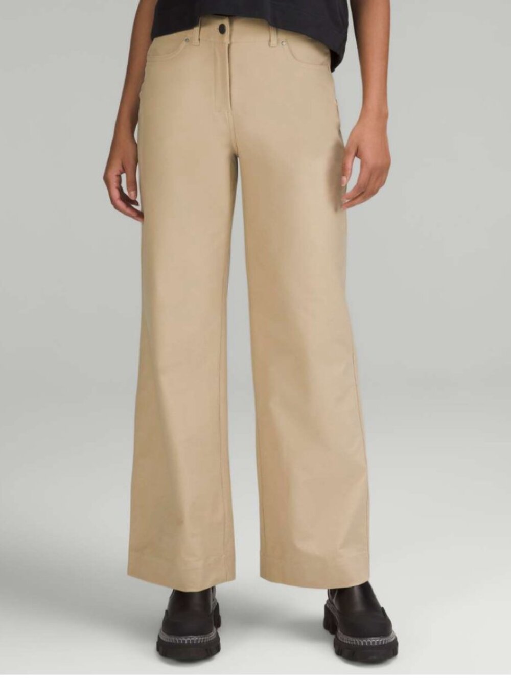 Lululemon City Sleek 5 Pocket High-Rise Wide-Leg Pant *Light Utilitech Trench 27